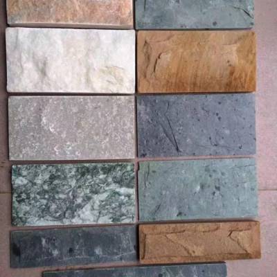 自然之韻 文化石、青石板與小蘑菇石在綠色石材裝飾中的藝術融合